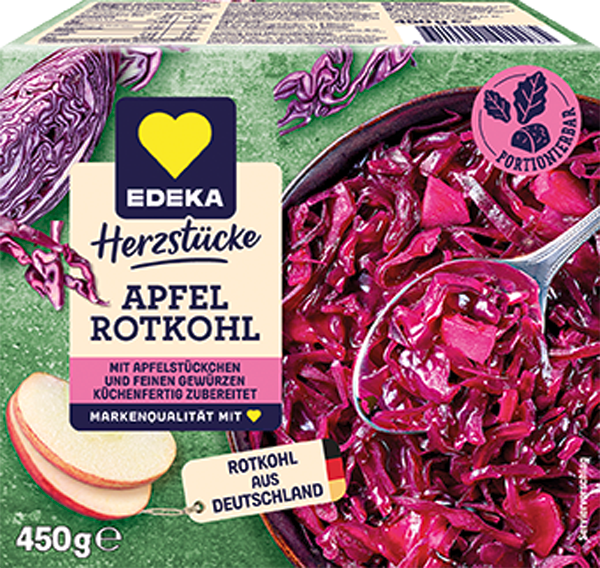 EDEKA Herzstücke Apfelrotkohl