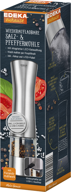 ¹EDEKA zuhause Salz-/Pfeffermühle