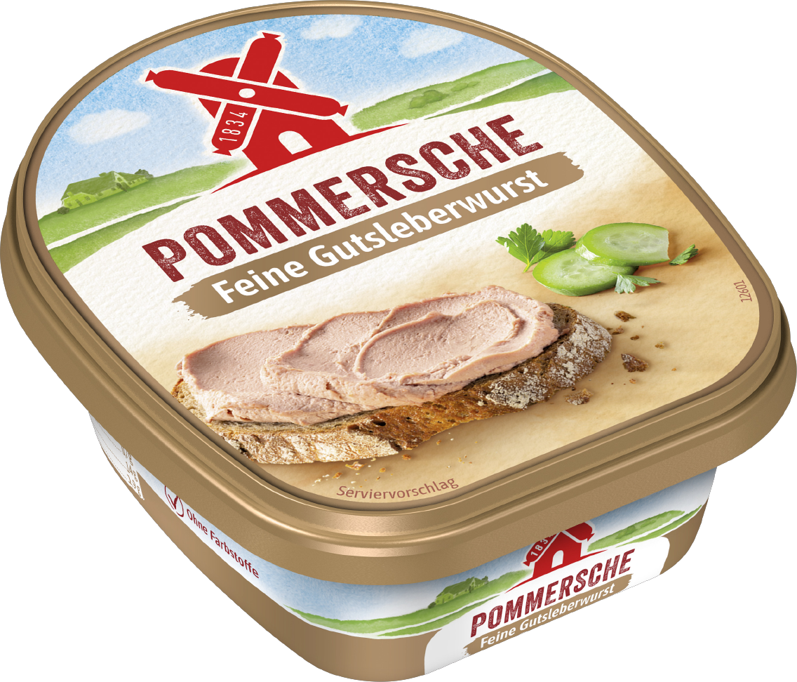 Rügenwalder Pommersche Leberwurst oder Teewurst