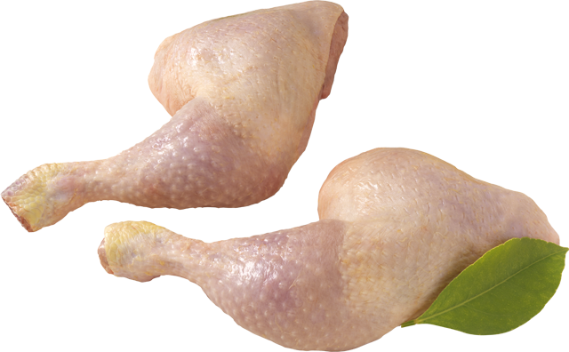 Am Samstag erhältlich: Frische Hähnchenschenkel