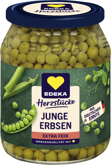 EDEKA Herzstücke Junge Erbsen extra fein 