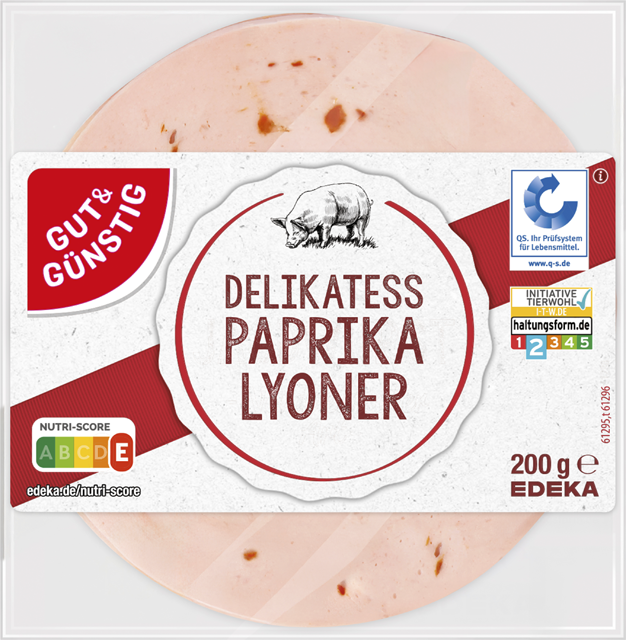 Gut & Günstig Paprikalyoner, Bierwurst oder Jagdwurst