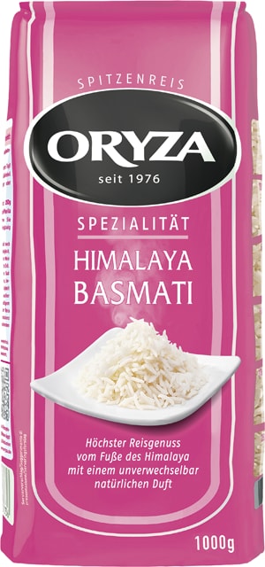 Oryza Himalaya Basmati oder Risotto und Paella Reis