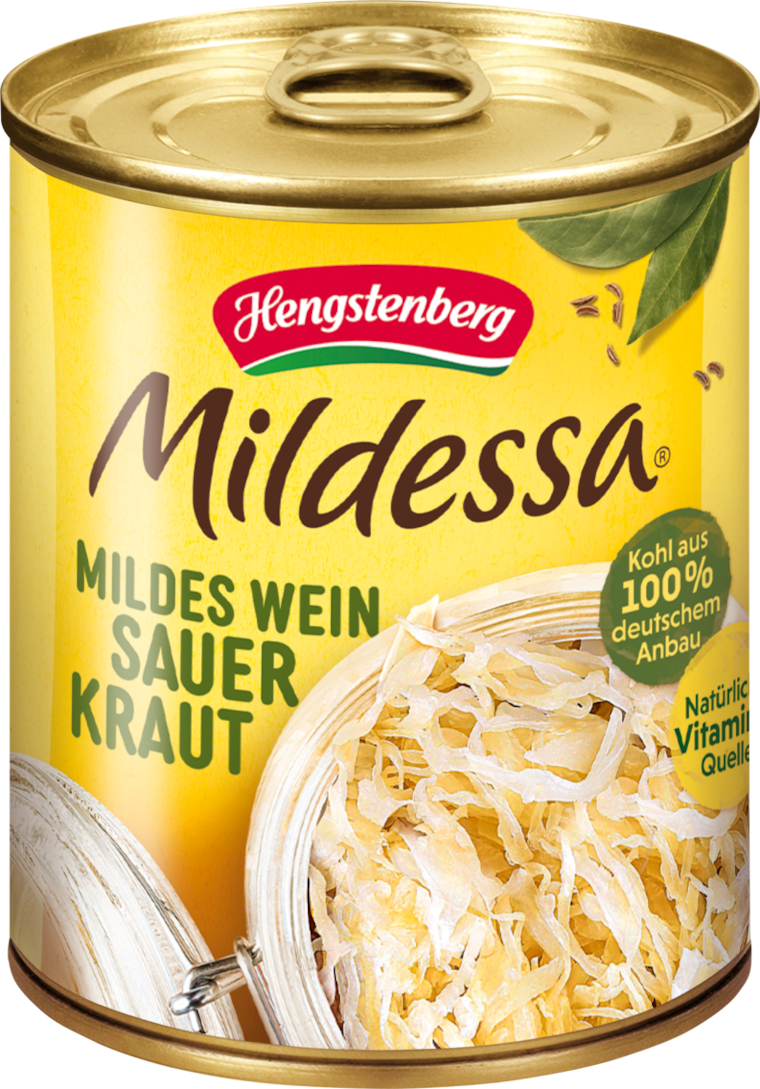 Hengstenberg Mildessa Mildes Weinsauerkraut