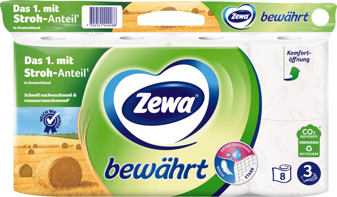 Zewa bewährt Toilettenpapier