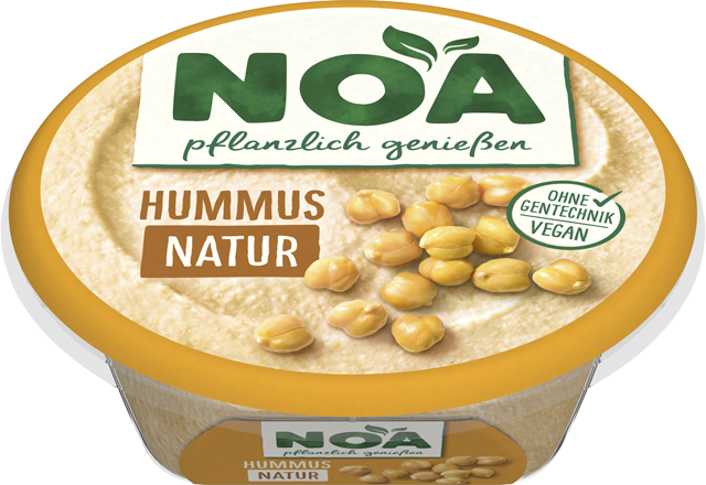 Vegan Noa Brotaufstrich Hummus Natur