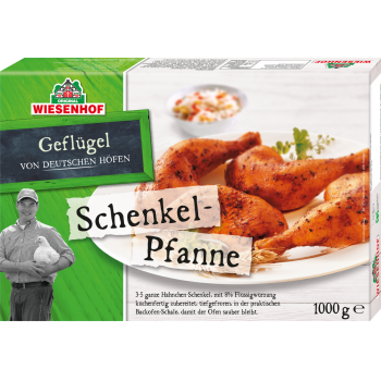 Wiesenhof Hähnchen-Schenkel Pfanne