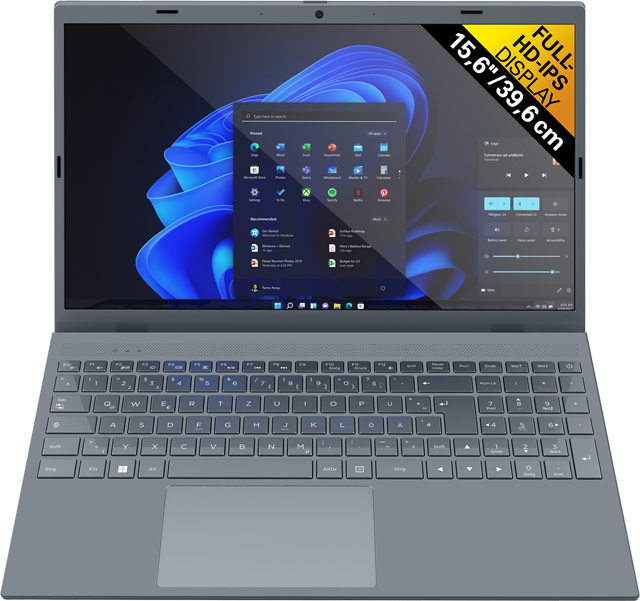 ODYS Notebook „Uniq 15,6“