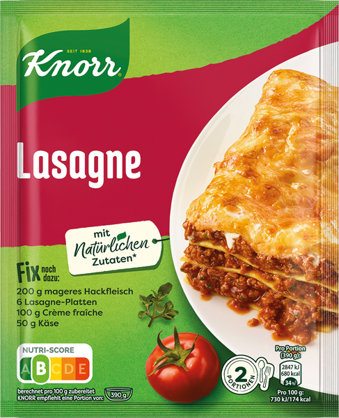 Knorr Fix-Produkte oder Natürlich Lecker! Würzbasis