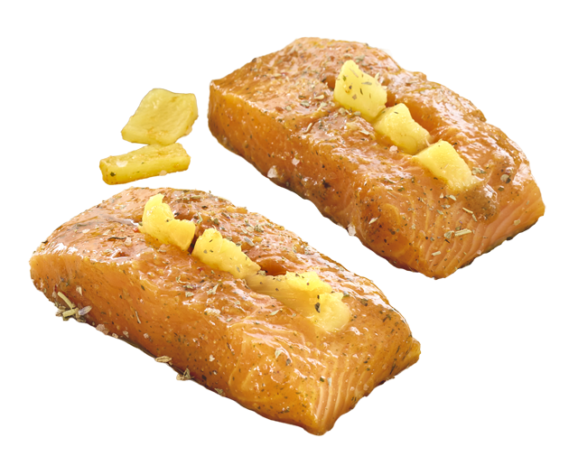 Ab Dienstag erhältlich: Lachsfilets Hawaii