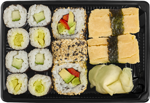 Maki-California-Mix vegetarisch 