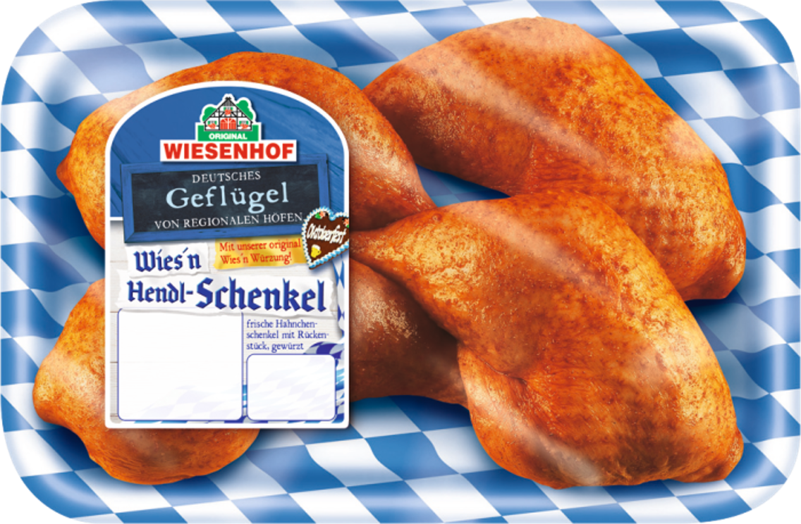 Wiesenhof Wies’n Hähnchen Schenkel mit Rückenstück