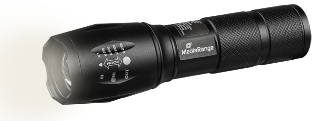 MediaRange LED-Taschenlampe