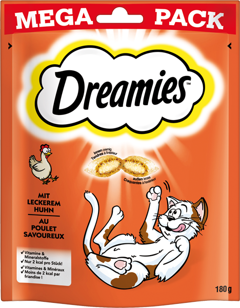 Whiskas Knuspertaschen oder Dreamies