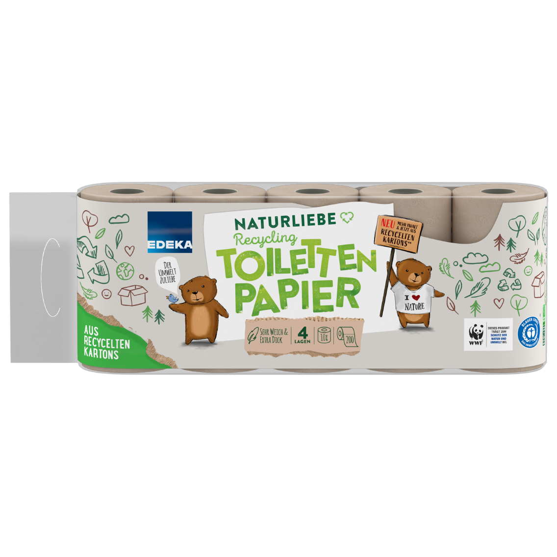 EDEKA Naturliebe Recycling Toilettenpapier