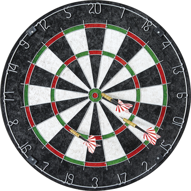 Sisal-Dartscheibe