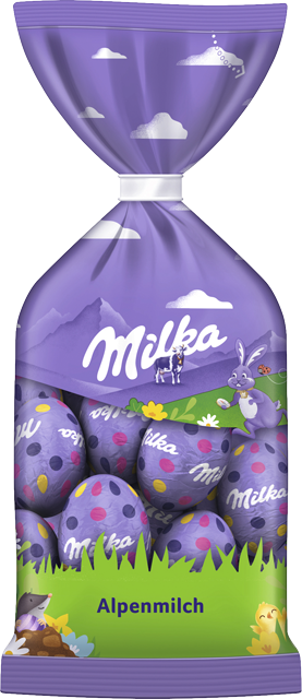 Milka Eier Alpenmilch