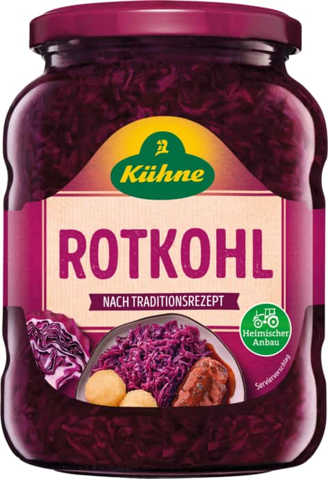 Kühne Rotkohl oder Fasskraut