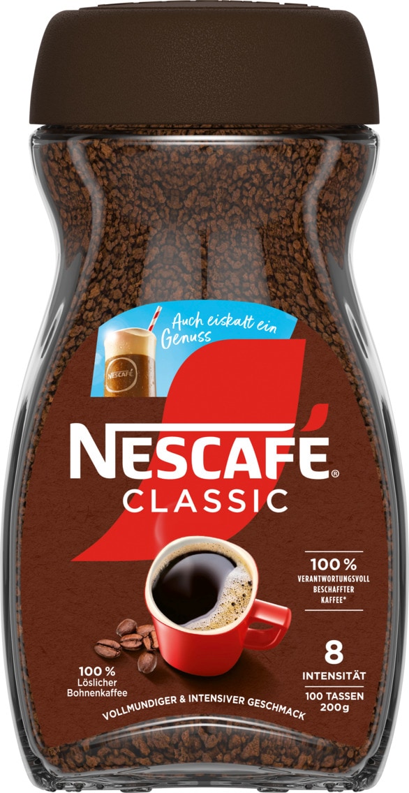 Nescafé Classic löslicher Bohnenkaffee