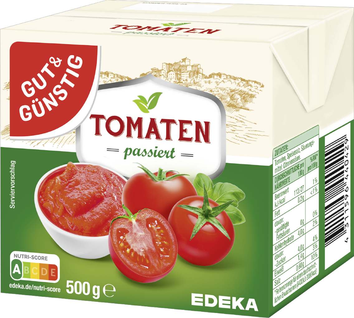 5 x GUT&GÜNSTIG Tomaten passiert
