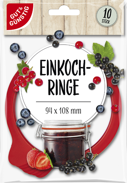 Gut & Günstig Einkochringe