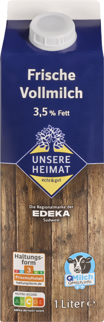 Unsere Heimat – echt & gut Frische Vollmilch