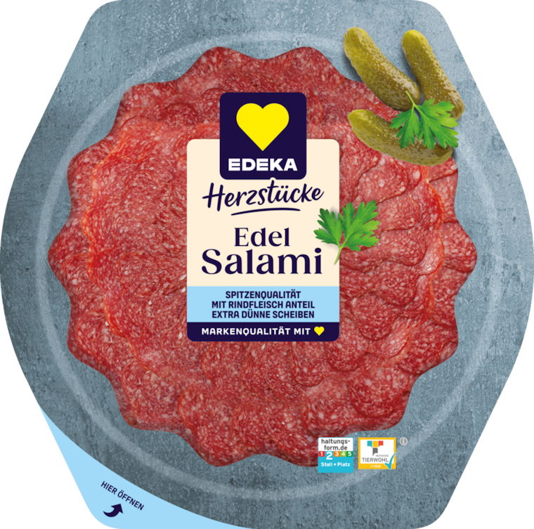 EDEKA Herzstücke Tellersalami
