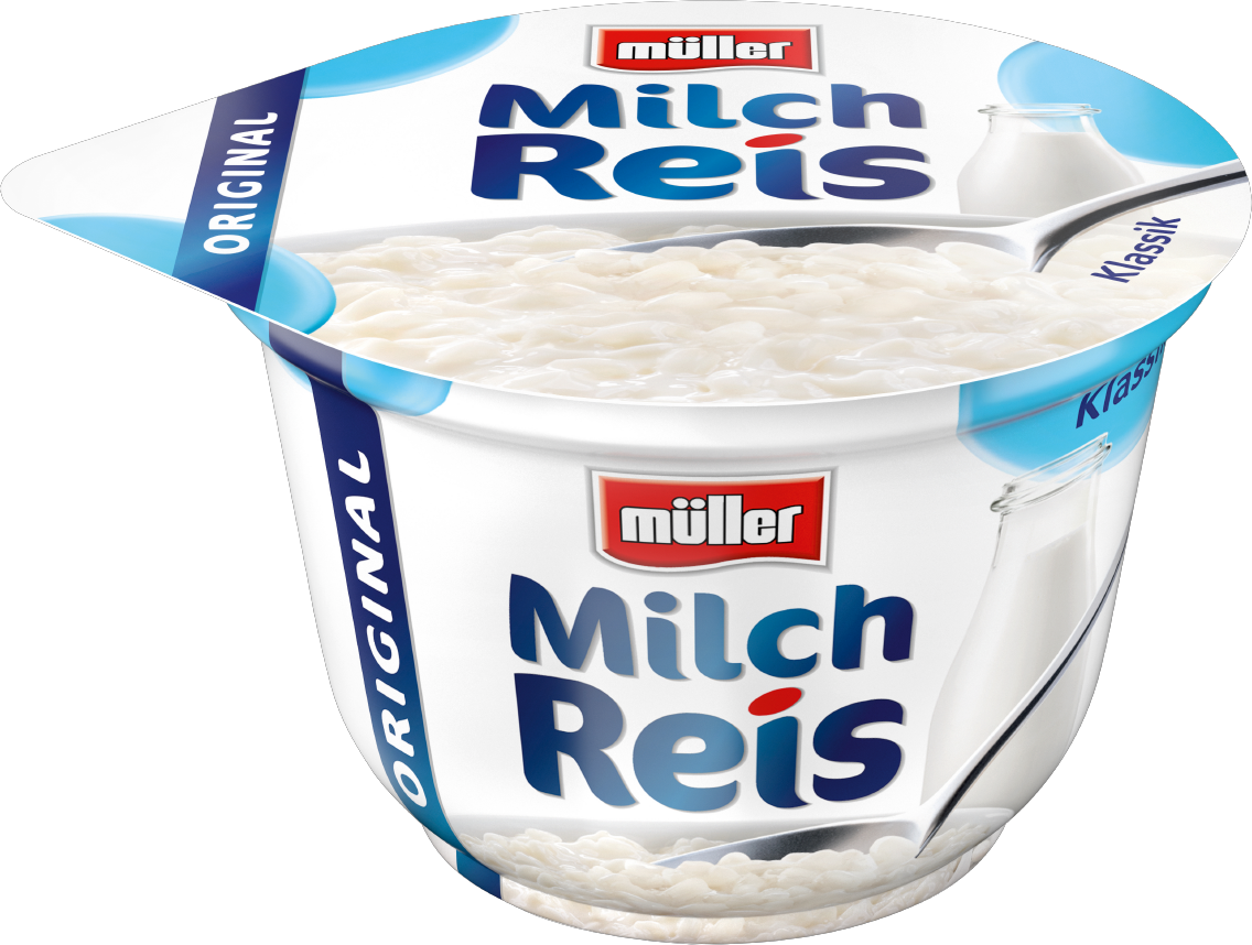 Müller Milchreis oder Grießpudding