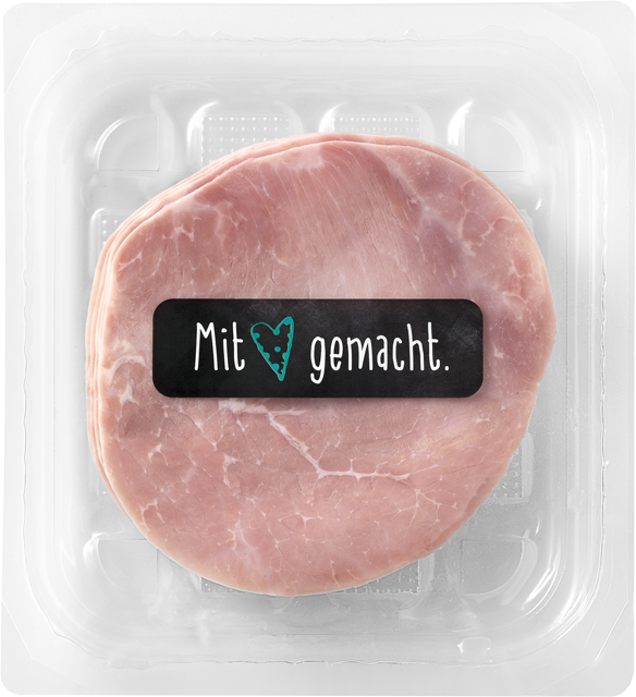 Mit Herz gemacht: Safthinterschinken gekocht