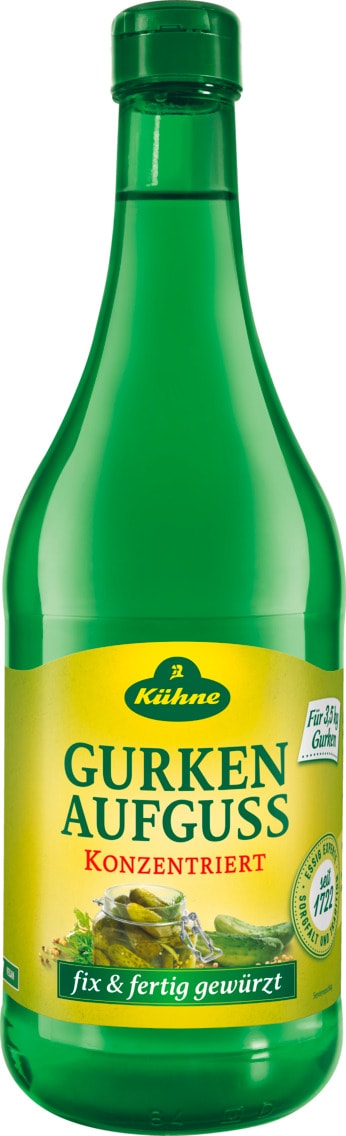 Kühne Gurken Aufguss