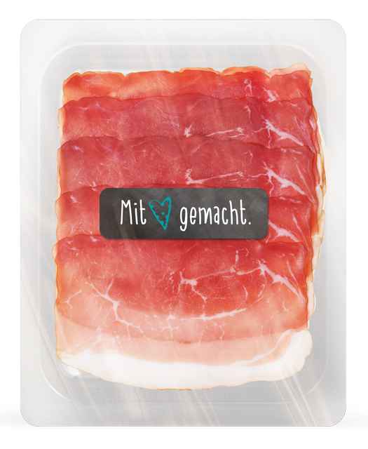 Mit Herz gemacht: Schinkenspeck