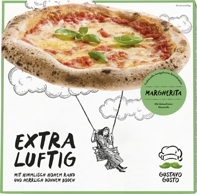 Gustavo Gusto Pizza Extra Luftig Margherita