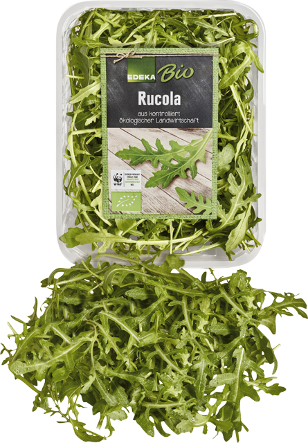 EDEKA Bio Rucola, Blattsalat-Mix 