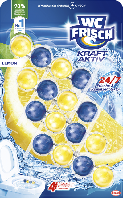 WC Frisch Kraft Aktiv Duftspüler Lemon