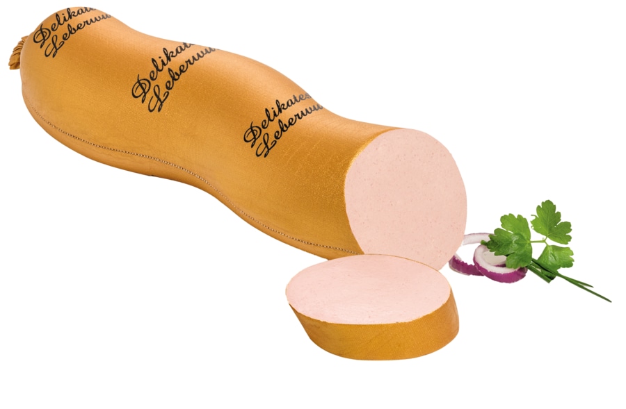 Delikatess-Leberwurst* im Leinendarm oder Land-Leberwurst*
