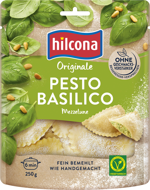 Hilcona Originale Pesto Basilico Mezzelune 