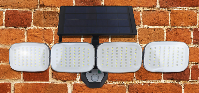 ezsolar LED-Solar-Wandleuchte