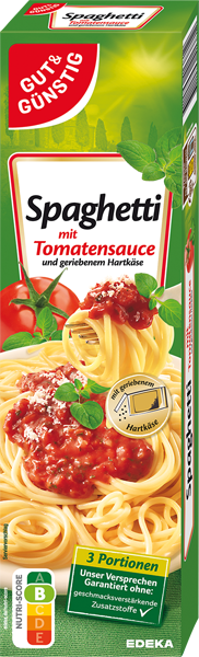 GUT&GÜNSTIG Spaghetti mit Tomatensauce