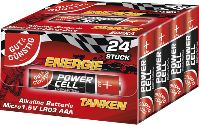 Gut & Günstig Alkaline-Batterien Mignon AA oder Micro AAA