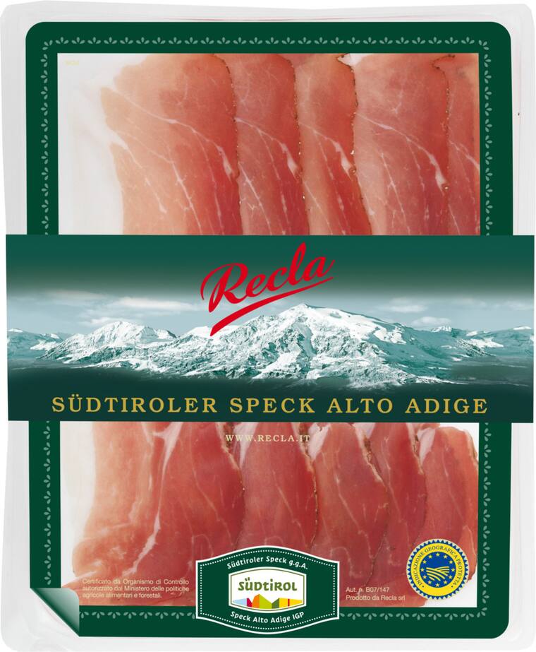 Recla Südtiroler Markenspeck g.g.A. oder Leichtes Karree