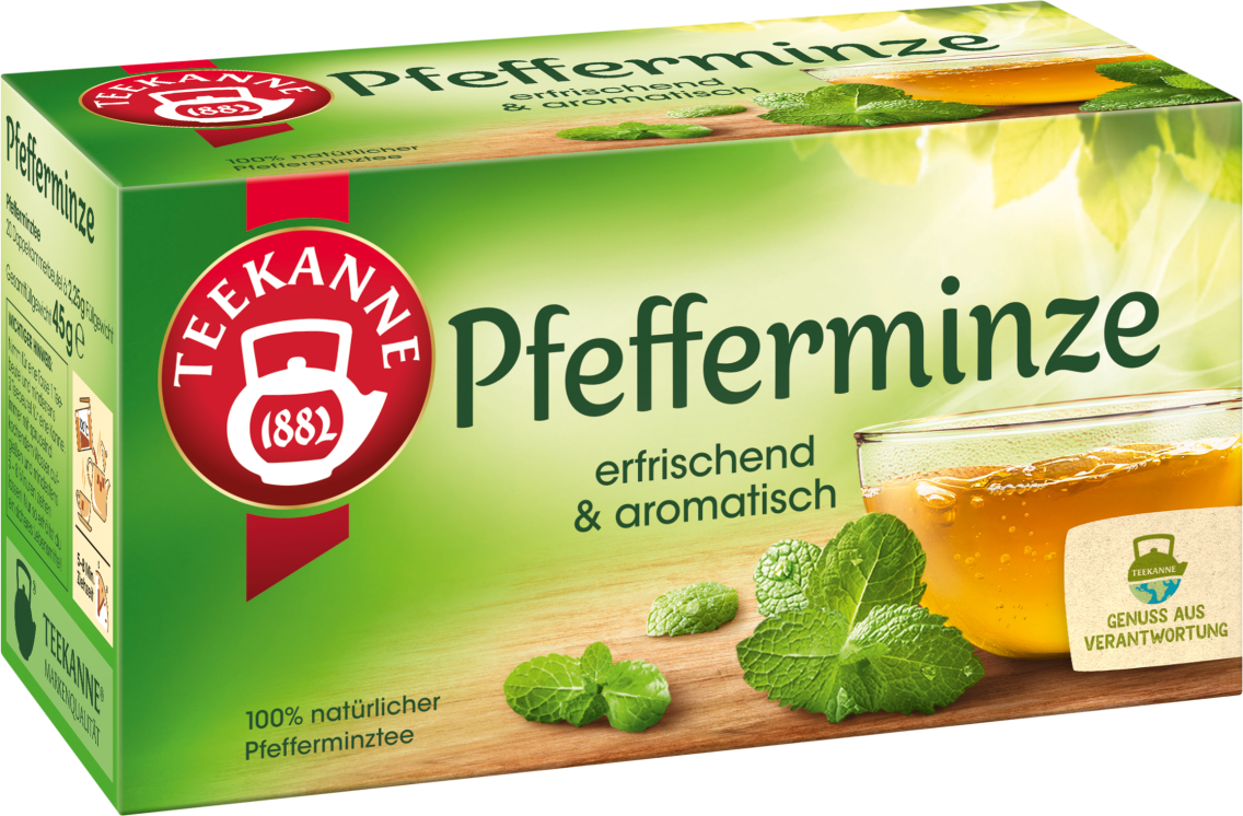 Teekanne Kräuter- oder Früchtetee