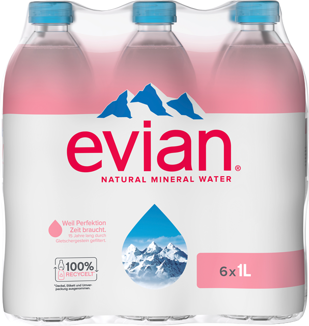 Evian Premium Natürliches Mineralwasser