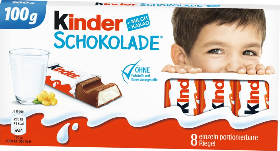 kinder Schokolade oder Yogurette