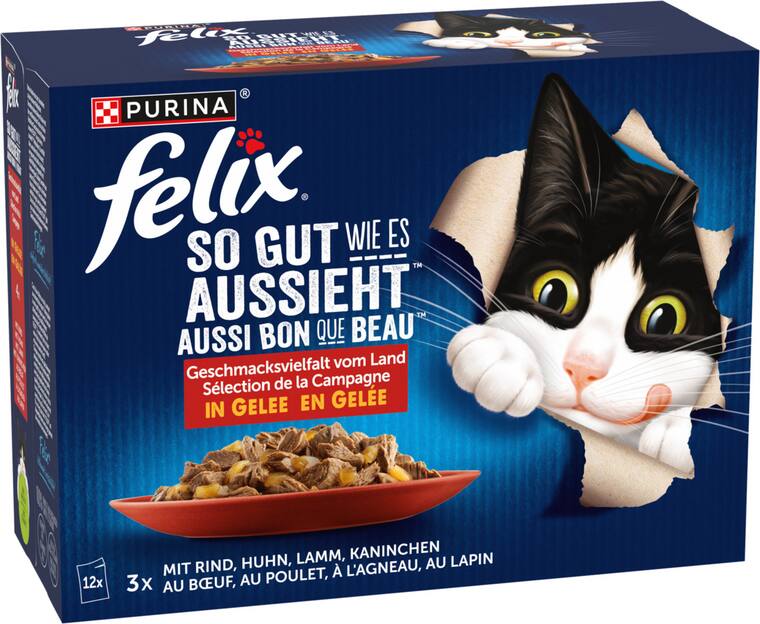 Purina felix Katzennahrung