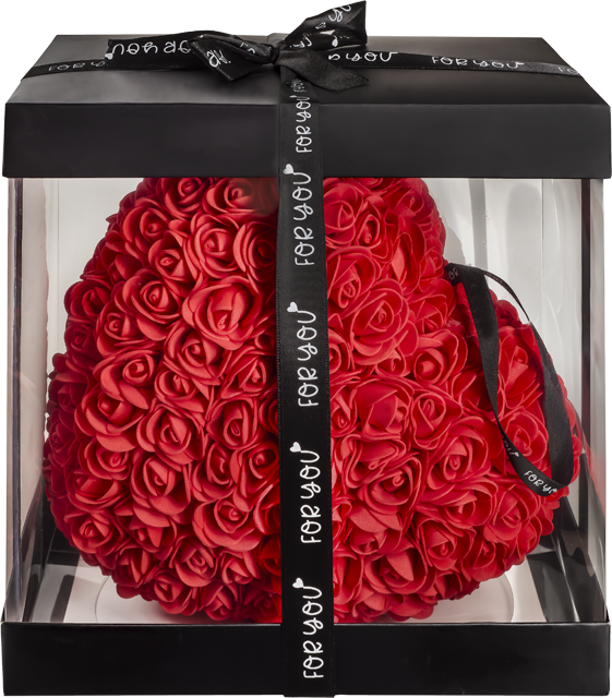 Trockenblumen Schaumrosen Herz 