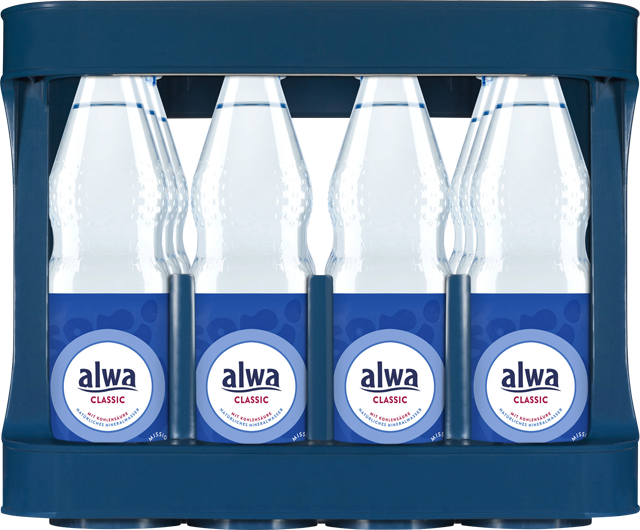 Alwa Mineralwasser classic, medium oder naturelle