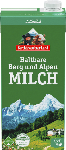 Ab Donnerstag: Berchtesgadener Land Haltbare Berg und Alpen Milch