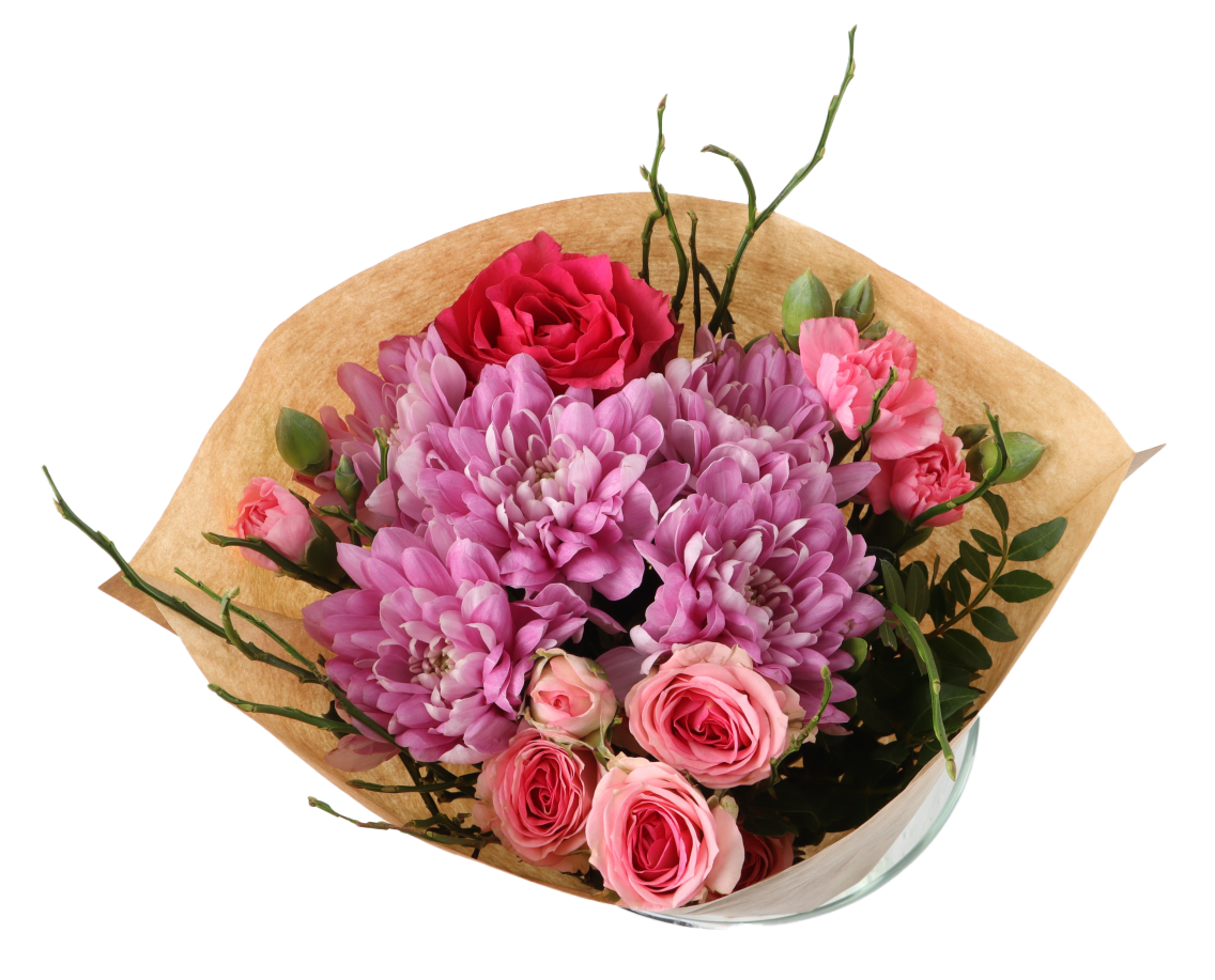 Floristenstrauß oder Rosen Pastellfarben