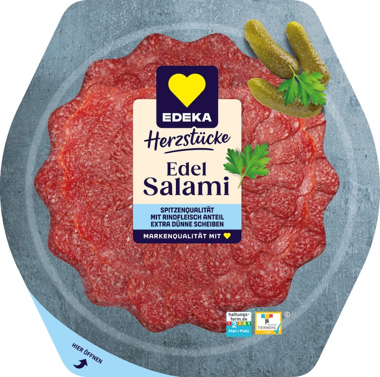 EDEKA Herzstücke Tellersalami