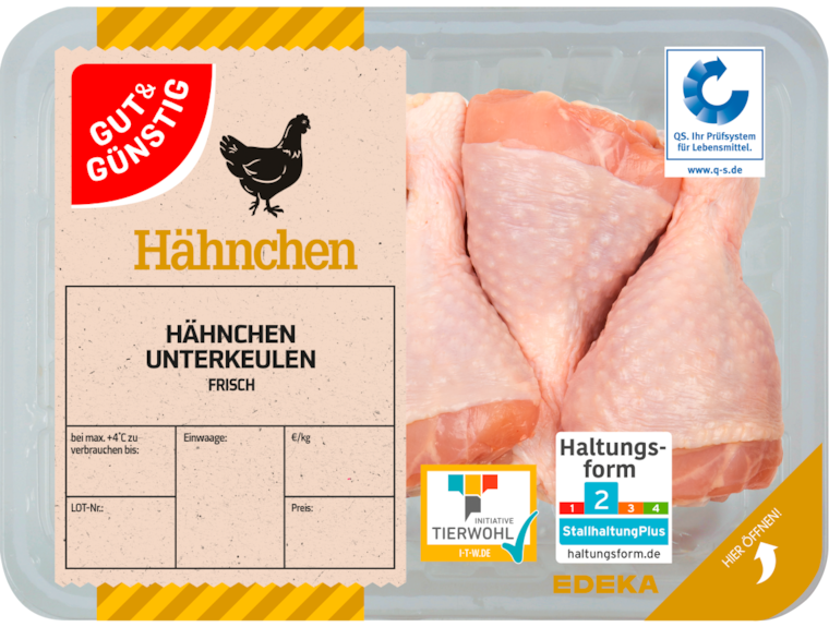GUT&GÜNSTIG Hähnchen-Unterkeule